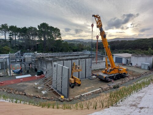 Mangawhai balance tank takes shape